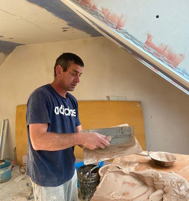 Fisherman turned Plasterer is forging a new career thanks to the Onsite Hub